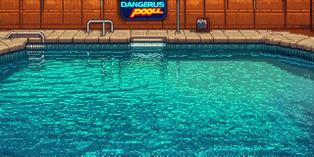 What is a dangerous pool in a video game