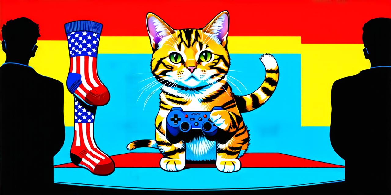 A video game was created about socks, the cat of which u.s. president?