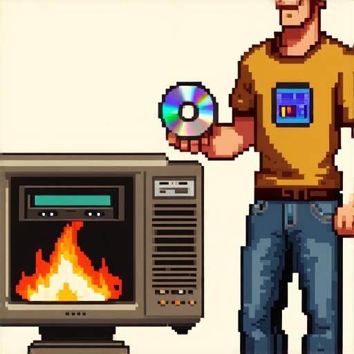 The Process of Burning a Video Game to a CD