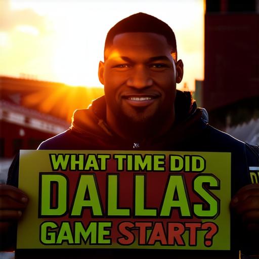 What time did dallas game start