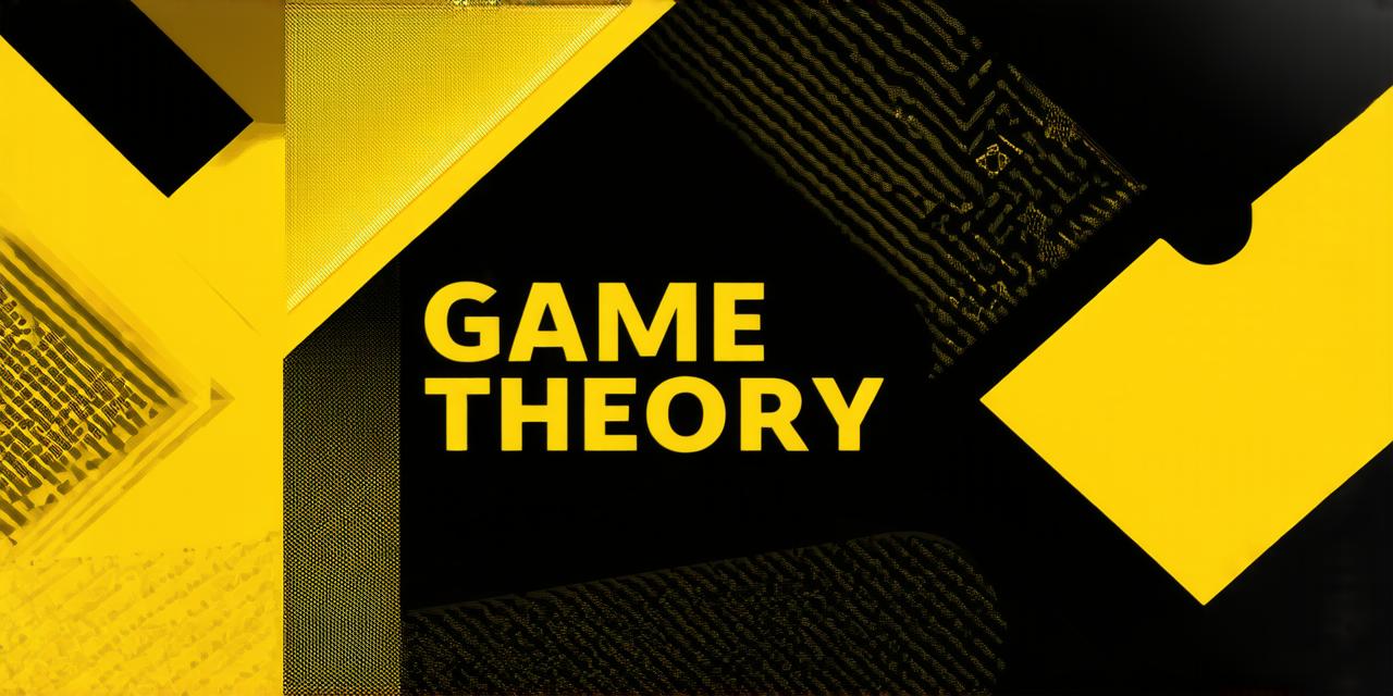 What is the yellow part of the game theory logo