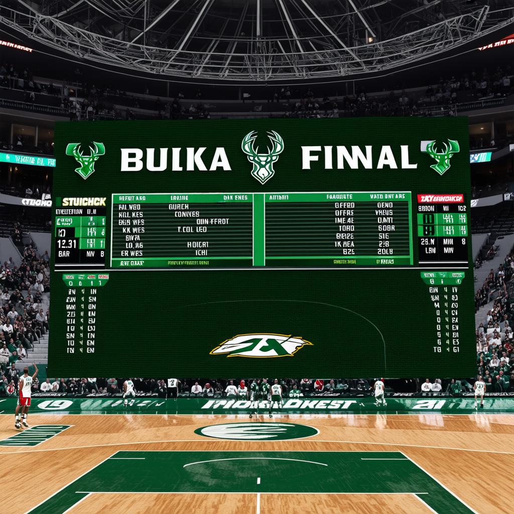 What was the final score of the milwaukee bucks game tonight