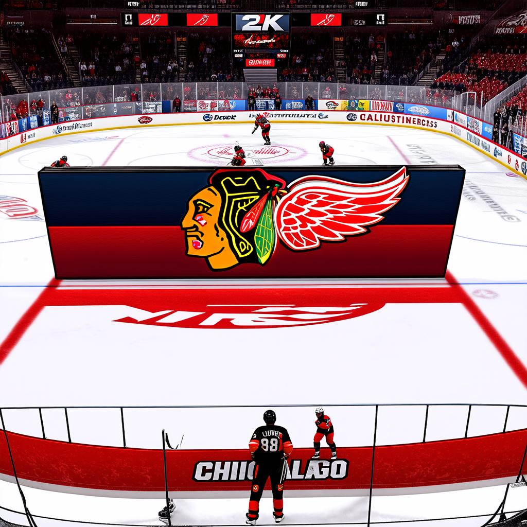 Where do the Chicago Blackhawks play their home games?