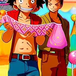 What does the candy scarf do in a one piece game