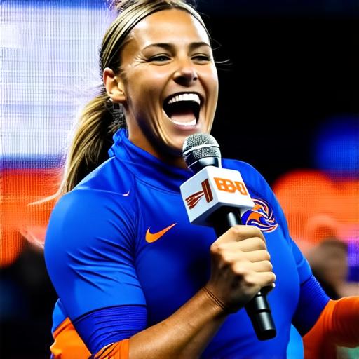 Who is announcing the boise state game