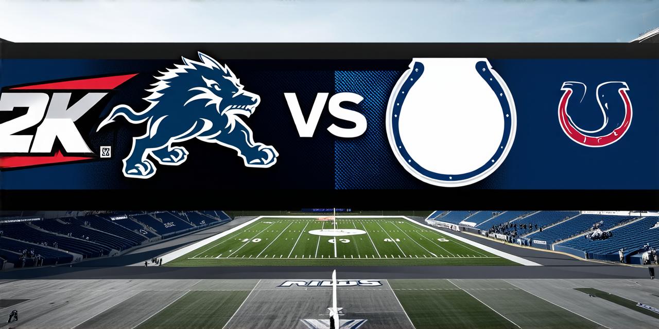 What channel is the lions vs colts game on