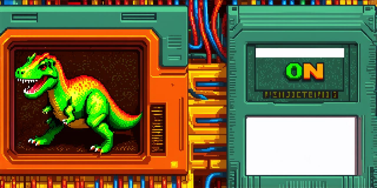 How to turn on the dinosaur game if it is disabled